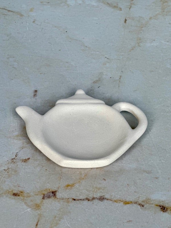 Producto - Porta saquito de té "tetera" - bizcocho