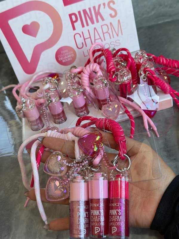 Producto - Gloss charm pink 21 portacelular