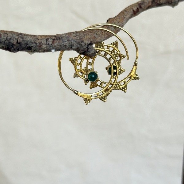 Producto - Aros Asha Bronce Aventuria