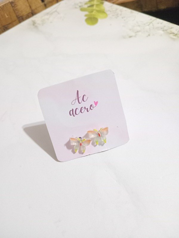 Producto - Aros mariposa glitter
