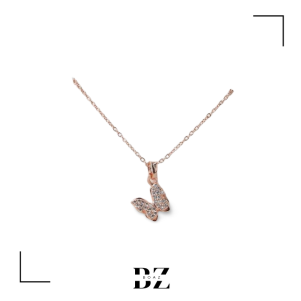 Producto - CADENA ACERO ROSADO CON DIJE X PCS - 2055-3