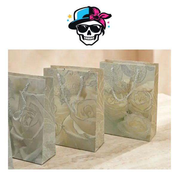Producto - bolsa de regalo rosas con brillo