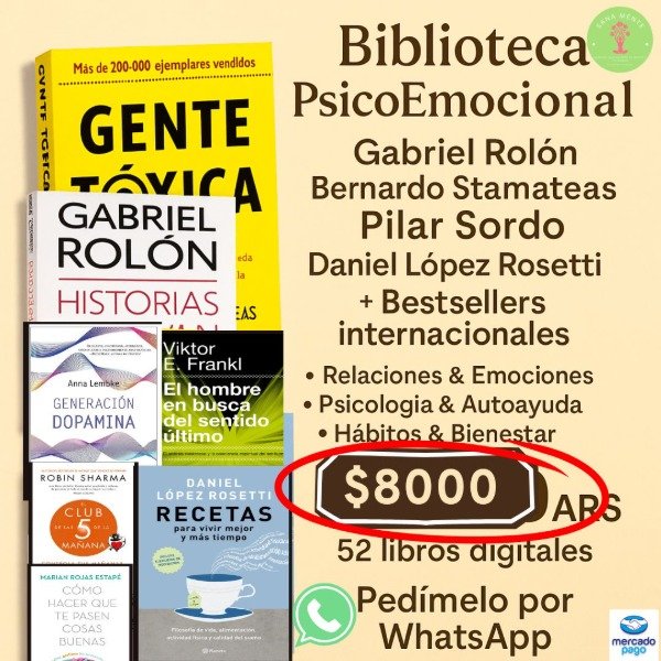 Producto - Mega biblioteca de desarrollo personal(+50 libros)
