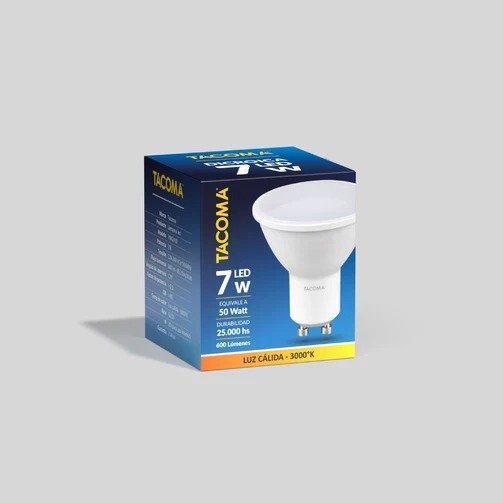 Producto - DICROICA LED 7W 120 CALIDA TACOMA