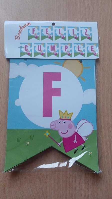 Producto - Banderín Personaje "FC" Pepa Pig
