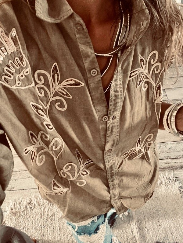 Producto - Camisa Teresa tierra - 2