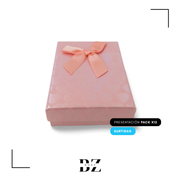 Producto - ESTUCHE REGALO X 12 PCS 7X9 CM CON MOÑO C.SURTIDO - 2033-3 - 5