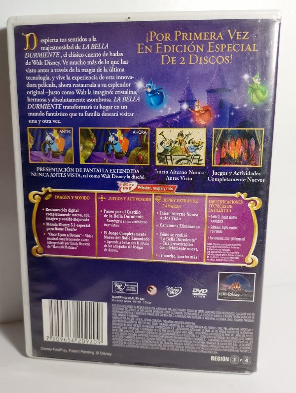 Producto - Walt Disney La Bella Durmiente 50 Aniversario (Dos discos) (2008) - DVD - 1