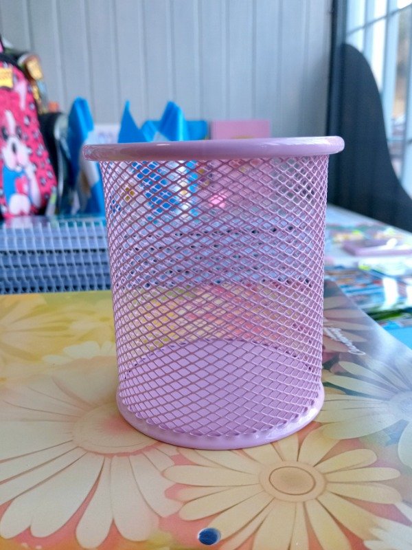 Producto - Portalápiz Rosa Pastel Metálico