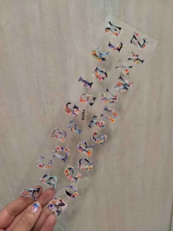 Producto - UV Tiras 8x28cm Iniciales #6