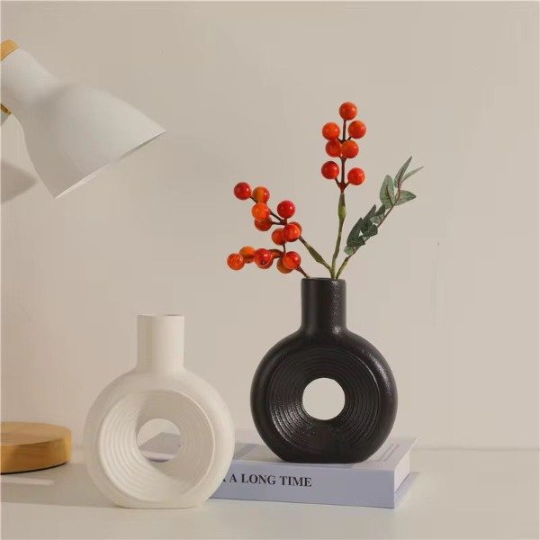 Producto - FLORERO CIRCULAR CERAMICA