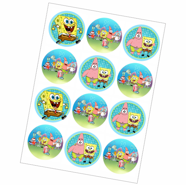 Producto - Bob Esponja Stickers x12