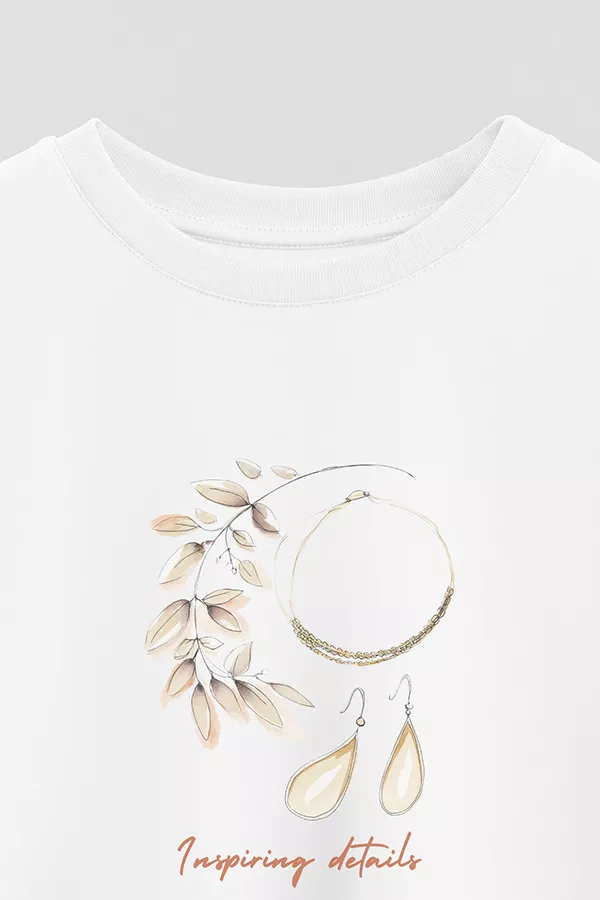 Producto - REMERA CROP ESTAMPADA COASTAL INSPIRING DETAILS Blanco - 1