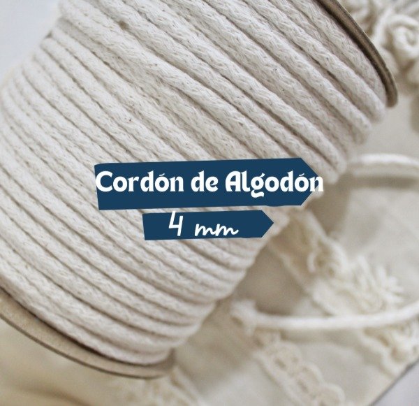 Producto - Cordón de algodón por  100 mts