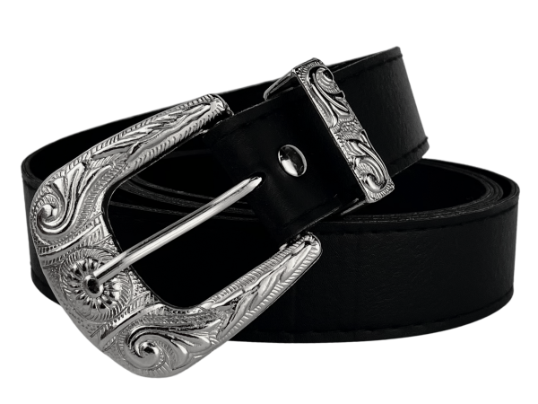 Producto - 90CM Cinto Texano Ecocuero Negro