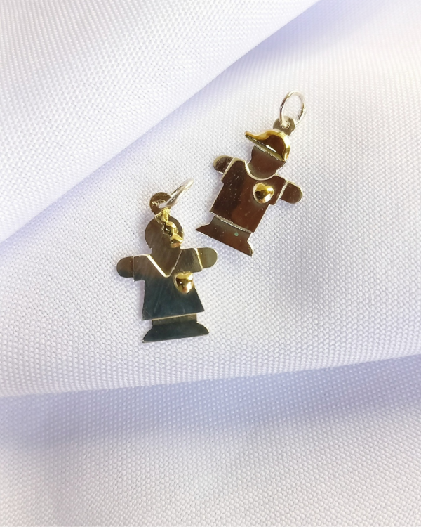 Producto - Nenitos Cartier plata y oro dublé