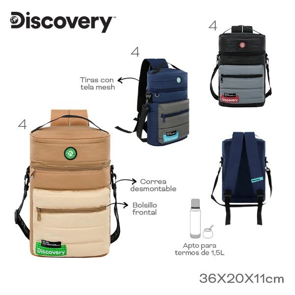 Producto - Matera Mochila y Morral Discovery 1.5L Color Negro - 9