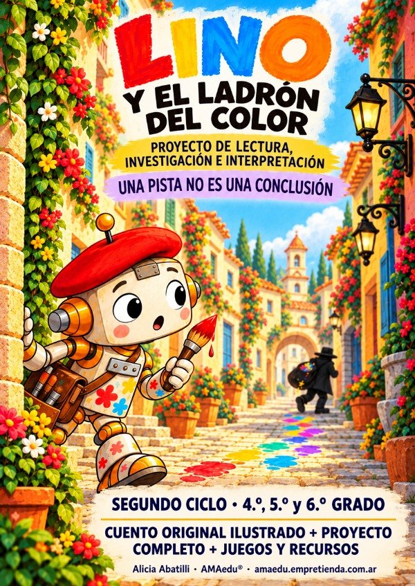 Producto - Lectura LINO Y EL LADRÓN DEL COLOR (Constelación Lectora, Segundo Ciclo) - 0