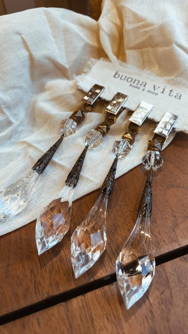 Producto - Set pesas de mantel - Caireles largos (bronce)