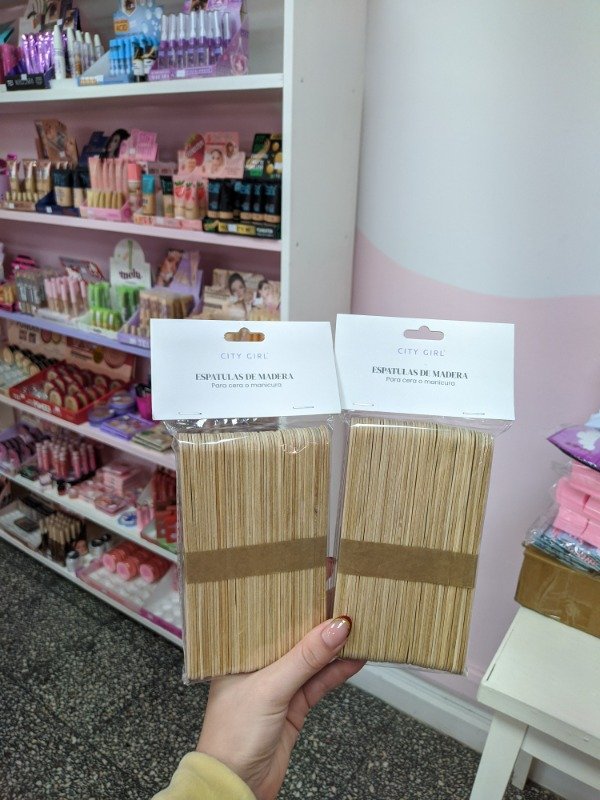 Producto - Pack espátulas de madera para cera o manicura