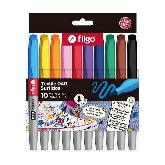 Producto - MARCADOR FILGO TEXTILE 040 PARA TELA