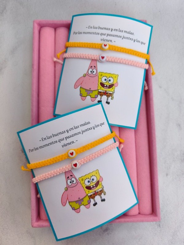 Producto - Pulseras Bob y Patricio - 0