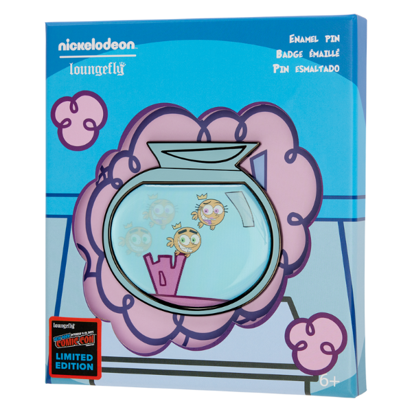 Producto - The Fairly OddParents Lenticular 3" Collector Box Pin LOUNGEFLY NYCC Limited