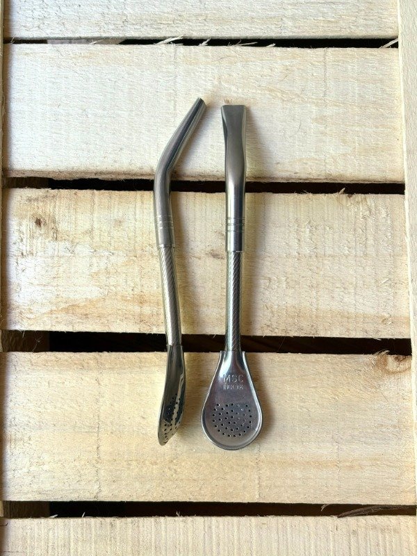 Producto - BOMBILLA PICO LORO MINI CINCELADA - ACERO INOX