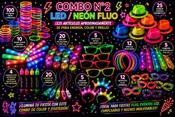 Producto - COMBO COTILLON 2 DE 225 ART.ENVIO GRATIS A TODO EL PAIS