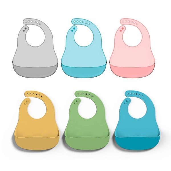 Producto - Babero de Silicona con  Bolsillo