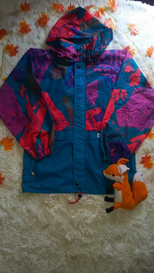 Producto - CAMPERA VINTAGE IMPERMEABLE "KWAY" TS/M