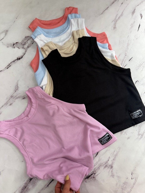 Producto - Musculosa morley aplique