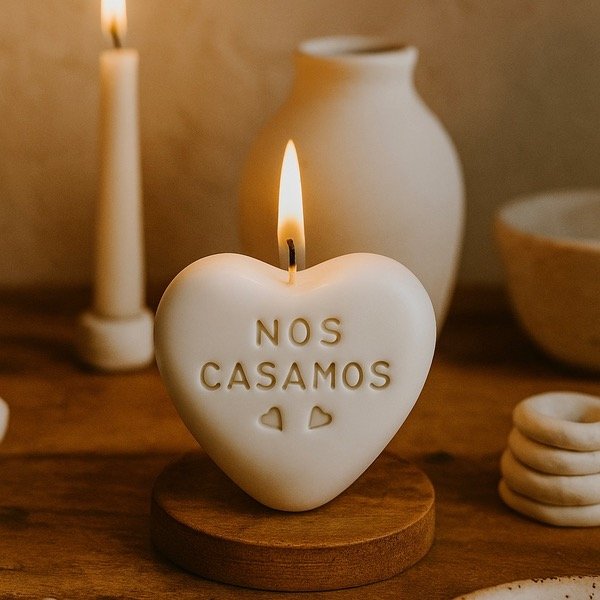 Producto - Molde de corazón NOS CASAMOS