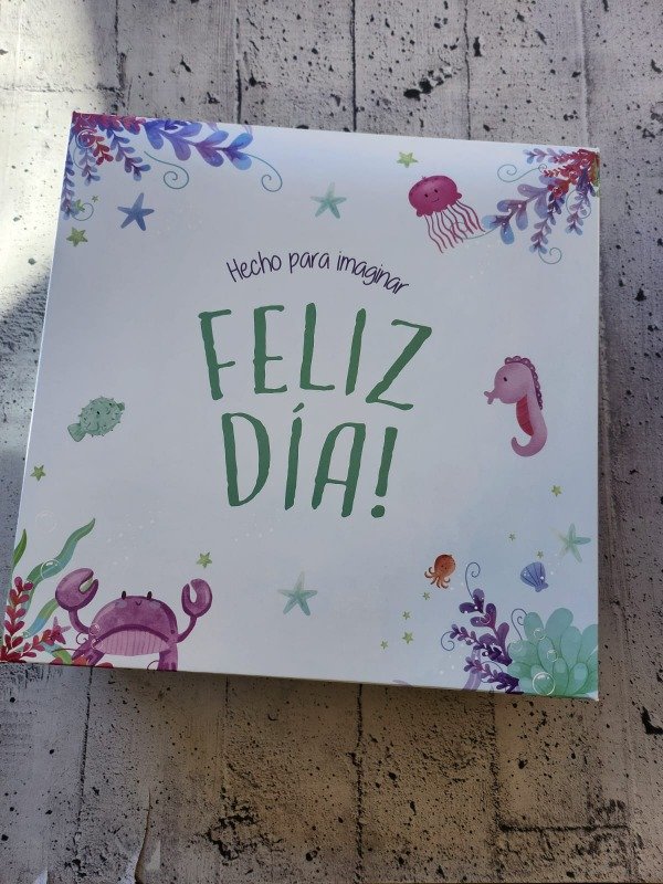 Producto - Caja Feliz dia "Mar" - Medida 26x26x10