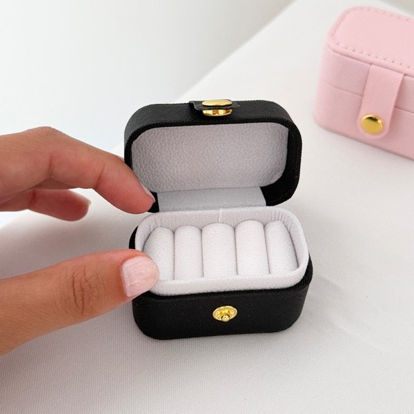 Producto - Alhajero mini negro porta anillos