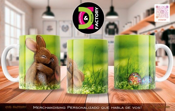 Producto - Taza Felices Pascuas - TZ-RT-BL-11OZ-178-FES-PAS