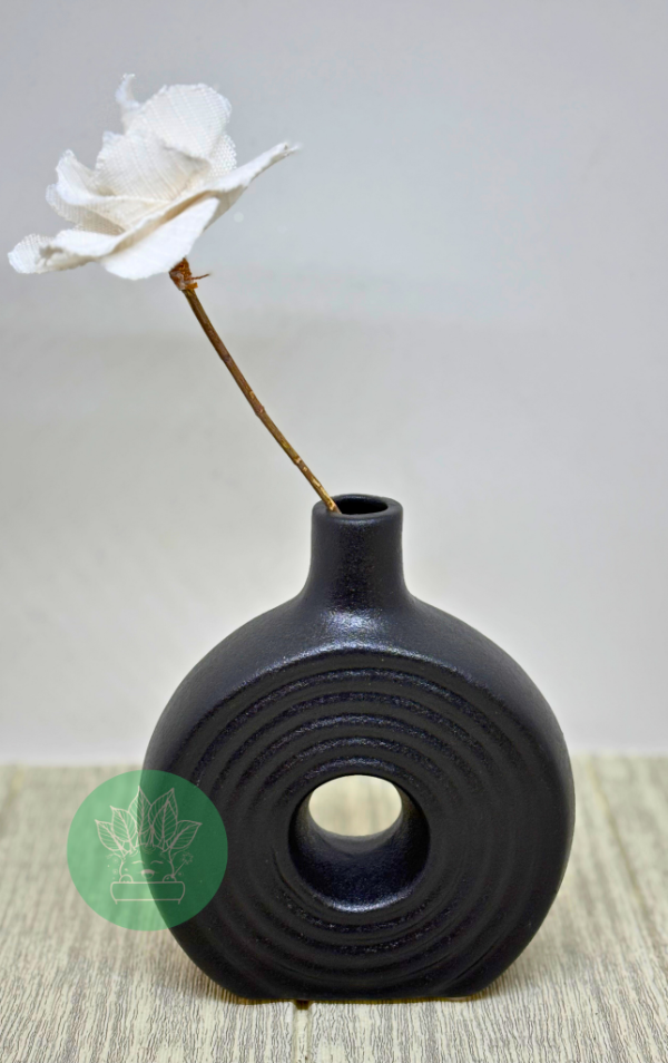 Producto - Florero de ceramica redondo