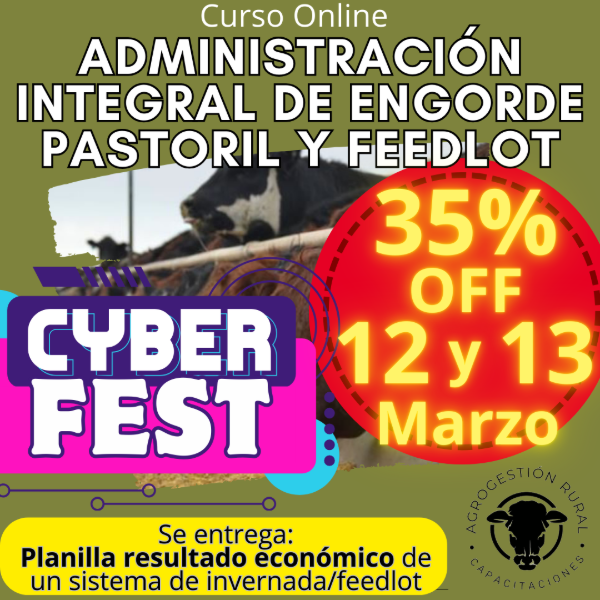 Producto - Curso Online: Administración Integral de Engorde Pastoril y Feedlot