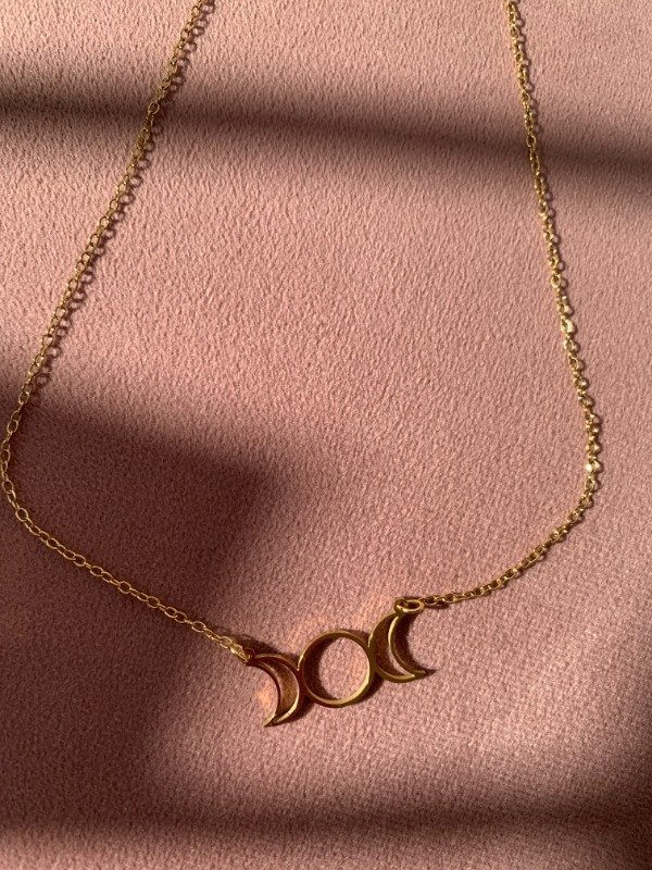 Producto - COLLAR LUNA DORADO