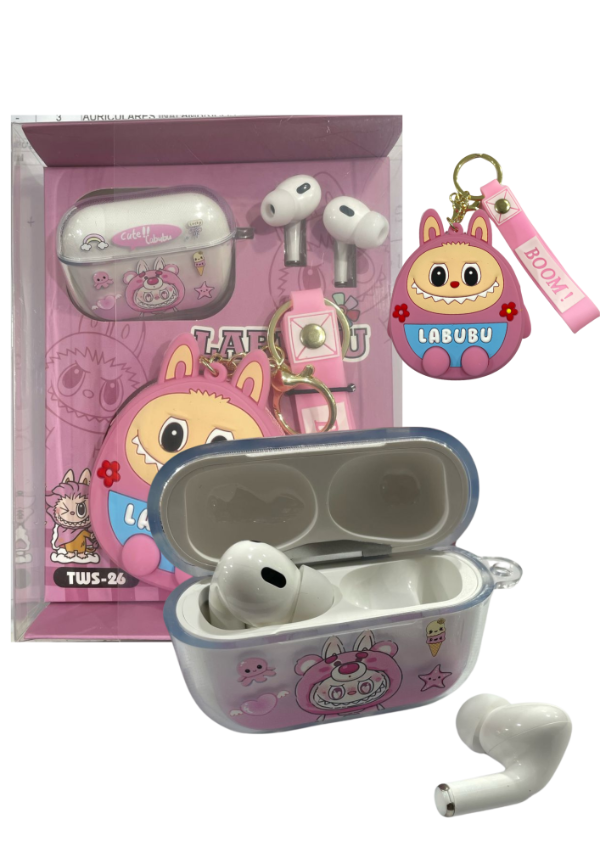Producto - AURICULARES INALAMBRICO LABUBU TWS-26