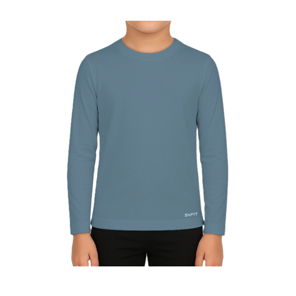 Producto - Remera NIÑO Safit UV50+ Cuello Redondo Atalaia