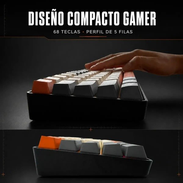Producto - Teclado Weibo Wb 333 Compacto Gamer 60 pct Rgb Con Cable Tipo C - 5