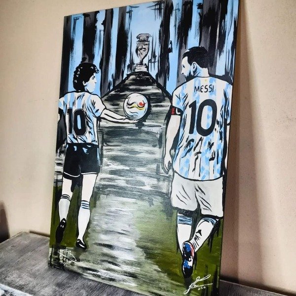 Producto - MARADONA MESSI POP ART - 2
