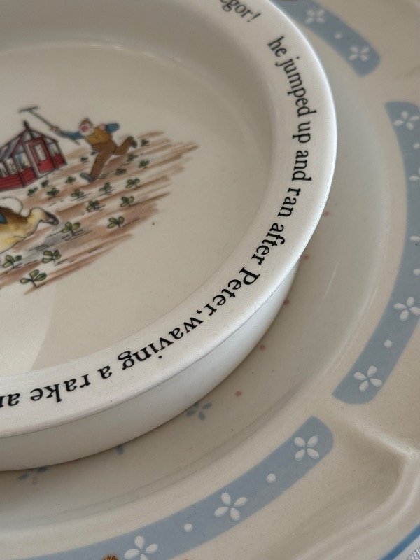 Producto - Plato de papilla inglés Peter Rabbit - 1