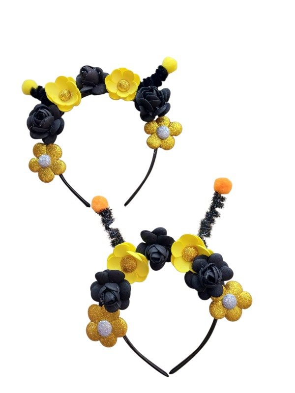 Producto - VINCHA ABEJITA CON FLORES  XUD