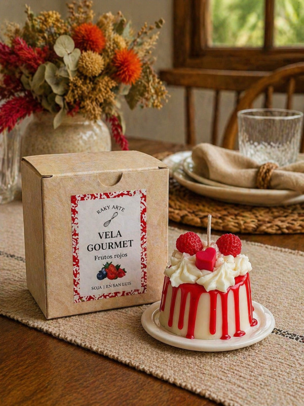 Producto - Vela Pastel 160 Gs. Frutos Rojos - 0