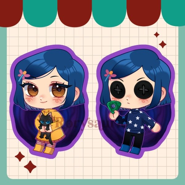 Producto - Sticker - Coraline
