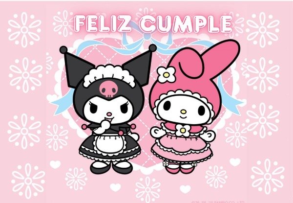 Producto - LAMINA KUROMI Y MELODY 1 RECTANGULAR