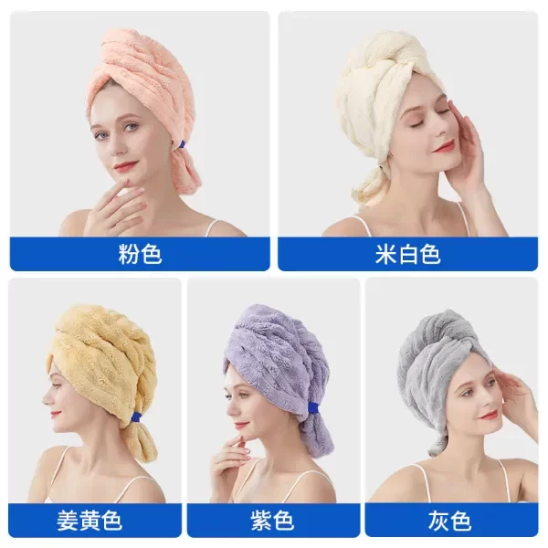 Producto - TURBANTE P/ SECAR CABELLO (elegir color)