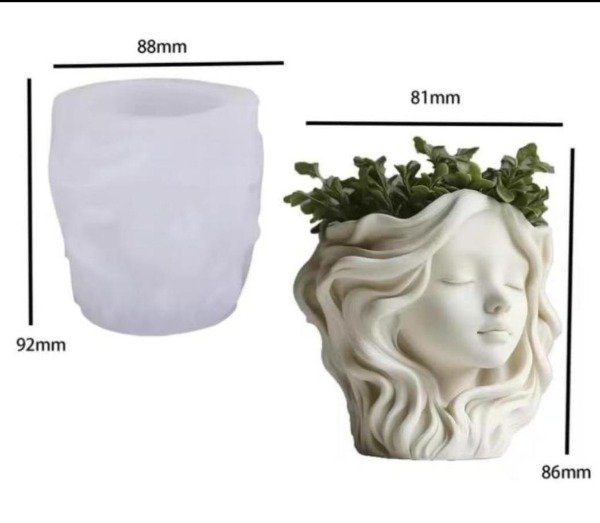 Producto - MOLDE MACETA PELO LARGO